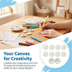 NIIIYTYB 10 Pcs Blank Pins Badge Blanks - Image 5