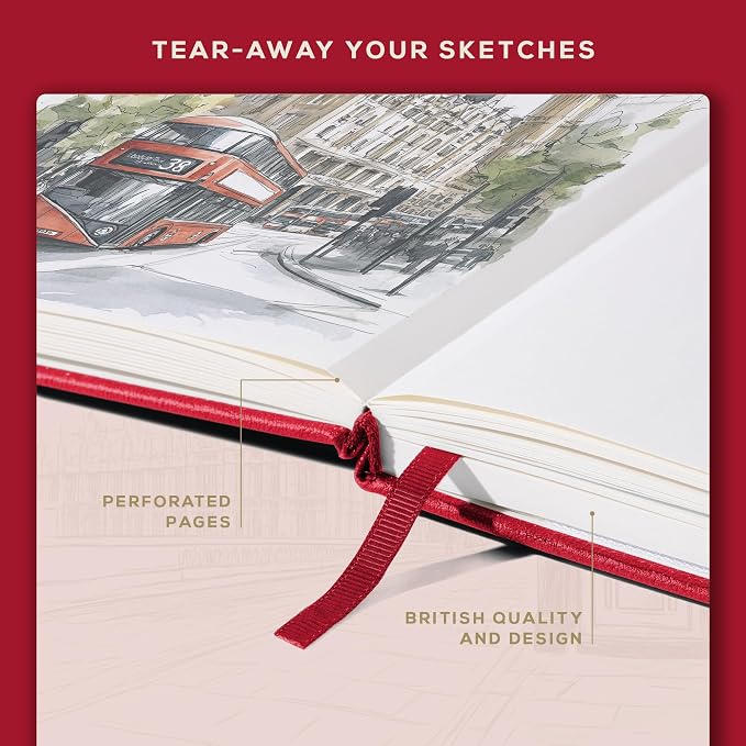 Beechmore Books Square Mixed Media Sketchbook - Image 5