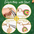 RUEGGVAT Back to School DIY Keychain Making Kit - Image 5