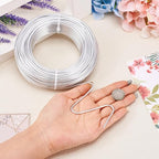 Fashewelry 114 Feet 10 Gauge Aluminum Wire Silver Bendable Metal Craft Wire - Image 3