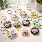 16 Cavities Keychain Silicone Resin Molds - Image 6