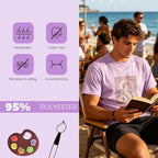 Joyclub 5 PCS Unisex Sublimation Blanks Bulk Polyester T Shirts - Image 4