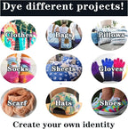 WINSONS Tie Dye Kit 20 Colors Permanent Fabric Dye Art Set - Image 7