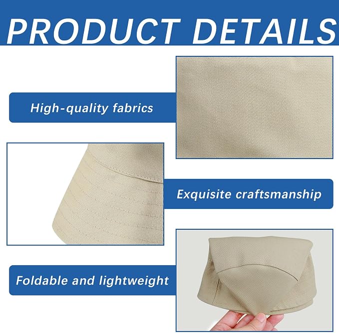 Bucket Hats Bulk Solid Color DIY Blank Hat Bucket Hats - Image 4