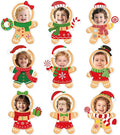 54Pcs Christmas DIY Paper Cutouts, Christmas Gingerbread Man Cut Outs Bulletin by PAIVSUN