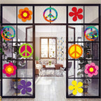 Gejoy 20 Pcs Hippie Party Flower Cutouts 60s 70s Groovy Party Cutouts - Image 6