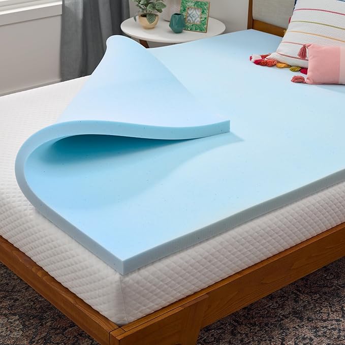 Linenspa Memory Foam Mattress Topper, Twin Size by Linenspa
