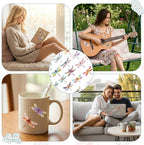50Pcs Transparent Dragonfly Stickers - Image 6