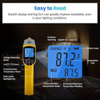 Etekcity Infrared Thermometer 1025D Dual Laser Temperature Gun-58℉~1022℉ - Image 5