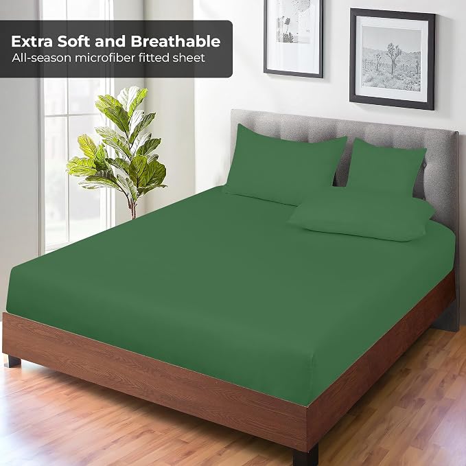 Royale Linens Fitted Sheet King - Image 4