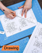 Density-upgraded 18"x12" Self Healing Cutting Mat, Idemeet Rotary Sewing Mat - Image 5