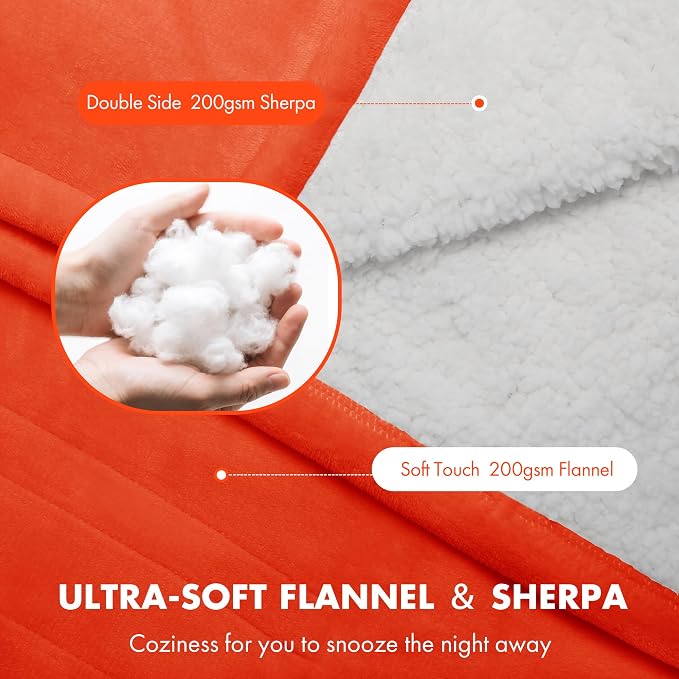 Electric Heated Blanket Queen Size 84"x90" - Image 4