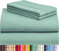 LuxClub 6 PC King Sheet Set, Breathable Luxury Bed Sheets, Deep Pockets 18" by LuxClub