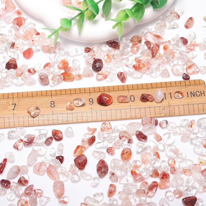 400pcs Natural Chip Stone Beads - Image 2