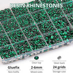 31000Pcs Emerald Green Rhinestones - Image 3