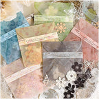 300pcs Scrapbook Paper Cutouts Lace Flowers Butterfly by Diuhofart