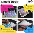 PPD 100 Sheets 8.5x11" Iron-on Heat Transfer Paper Dark Fabrics Inkjet | - Image 3