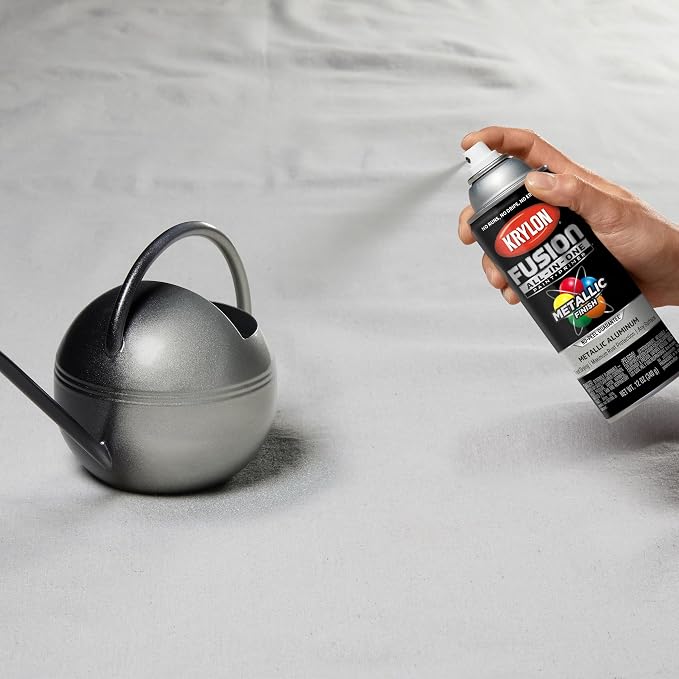 Krylon Fusion All-In-One Metallic Spray Paint & Primer, Aluminum - Image 8