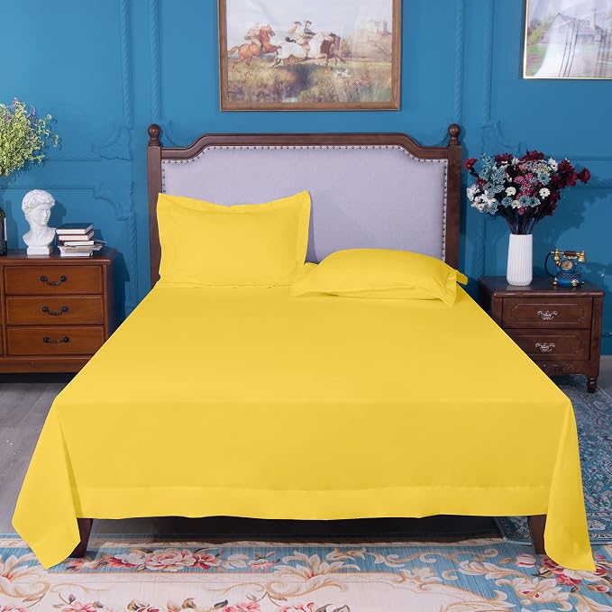 NTBAY California King Flat Sheet Only - Image 4