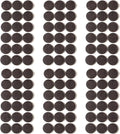 Furnigear Felt Furniture Pads for Hardwood Floors - Self Adhesive Chair Felt Pad, Floor Protector for Furniture Feet, Furniture Sliders Moving Furniture Smoothly, Anti Scratch 108 Pcs 1" Round Brown