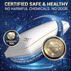 Royal Therapy 2-Pack King Memory Foam Pillow, Adjustable Shredded Odor-Free - Image 5