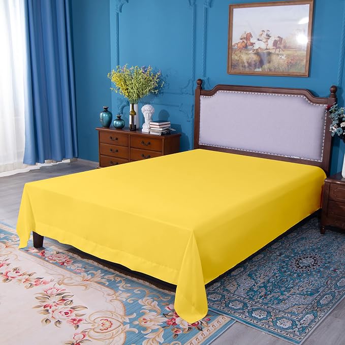 NTBAY California King Flat Sheet Only - Image 5