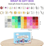 Redtwo 10000 Pcs Clay Beads Bracelet Making Kit, 3 Boxes 60 Colors Flat Preppy - Image 4