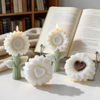 2PCS 3D Sunflower Candle Silicone Mold - Image 5