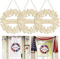 Large 12" Wooden 4th of July Crafts Star Ornaments to Paint, DIY Blank by Sophena