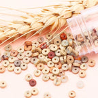 Natural Stone Heishi Beads for Necklace Making, 4mm x 2mm Small Flat Round - Image 7