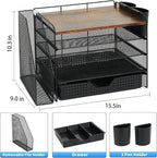 OPNICE Desk Organizer, 5-Tier Desktop File Organizer - Image 2