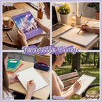 Prudiut Sketch Book 4 Pack 8.5x11 Inch Violet Spiral Bound Sketch Pad - Image 6