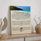 Footprints In The Sand Poems And Paintings Inspirational Poster Art Print - Image 4