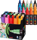 posca Acrylic Paint Markers, 8K Broad Bold Thick Chisel Tips, Artist by Unknown