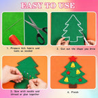 40 Pcs Felt Fabric Sheets 8 x 12 Inches Assorted Colors Felt Sheets - Image 6