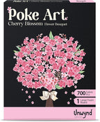 Unwynd Poke Art Cherry Blossom Flower Bouquet | Mess-Free Arts and Crafts by Unwynd