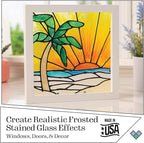 Gallery Glass, Frost Clear Stained Glass 2 fl oz Brilliant Smooth Finish Paint - Image 3
