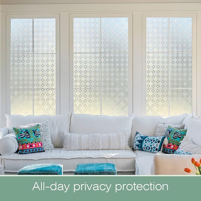 STATINT Frosted Glassy Petals 3D Begonia Window Privacy Film Decorative Non - Image 6
