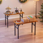 TEMI Small Computer Desk Folding Table - Image 2