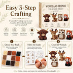 YADUO Tiny 3D Beaded Animal DIY Kit, Easy DIY Beading Embroidery Kit - Image 2