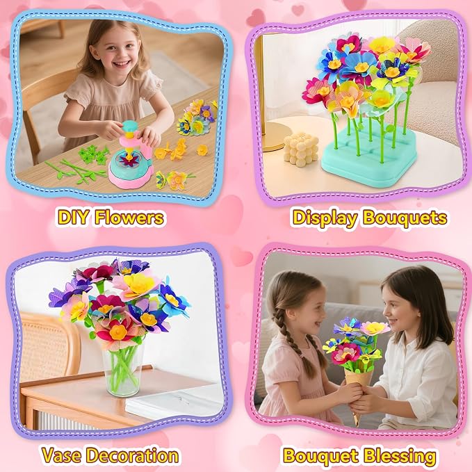 weirtoya Flower Bouquet Craft Kit, DIY Arts and Crafts - Image 4