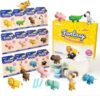 Both idea Air Dry Clay Kit, Animal Theme | 12 Packs, Non-Toxic Kids Gift | by Bothidea