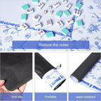 TIASUSAN Large Blue Mahjong Mat - Image 4