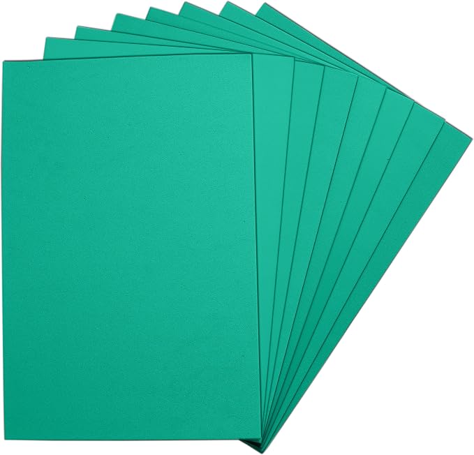Turquoise EVA Foam Sheets, 6 x 9 Inch, 2mm Thick – Foam Paper by Unknown