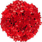 Mandala Crafts 6mm Flat Round Red Sequins - Image 2