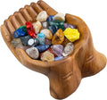 Carved Hands Offering Bowl by Curawood