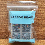 4000Pcs Mixed Size Hot Fix Round Crystals Gems Glass Stones Hotfix Flat Back - Image 4