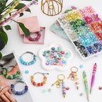 Funtopia 340pcs Large Hole Beads, European Beads - Image 2