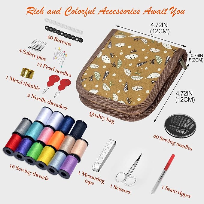 Sewing Kit Gifts for Grandma, Sewing Supplies Accessories - Image 3