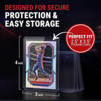 Ultra Pro Toploaders and Card Sleeves Bundle – 3" x 4" Clear Regular Toploaders - Image 5